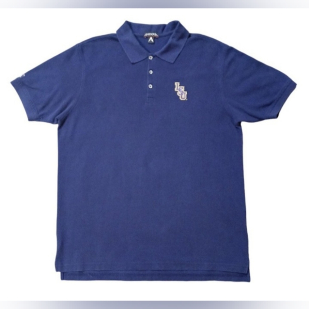 Vintage Mens LSU Tigers Geaux Logo Polo (L)